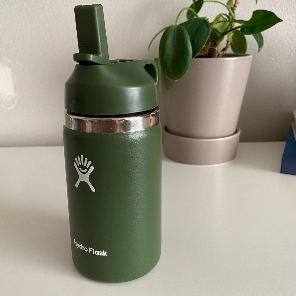 12oz Kids Hydroflask with Straw Lid